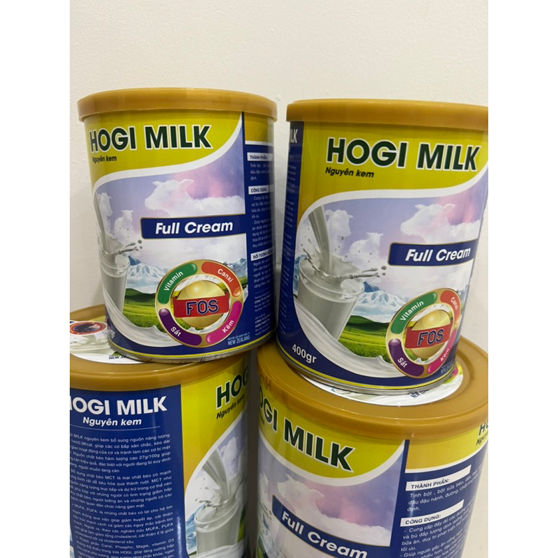 combo 3 hộp sữa béo nguyên kem Hogi milk 900g/1