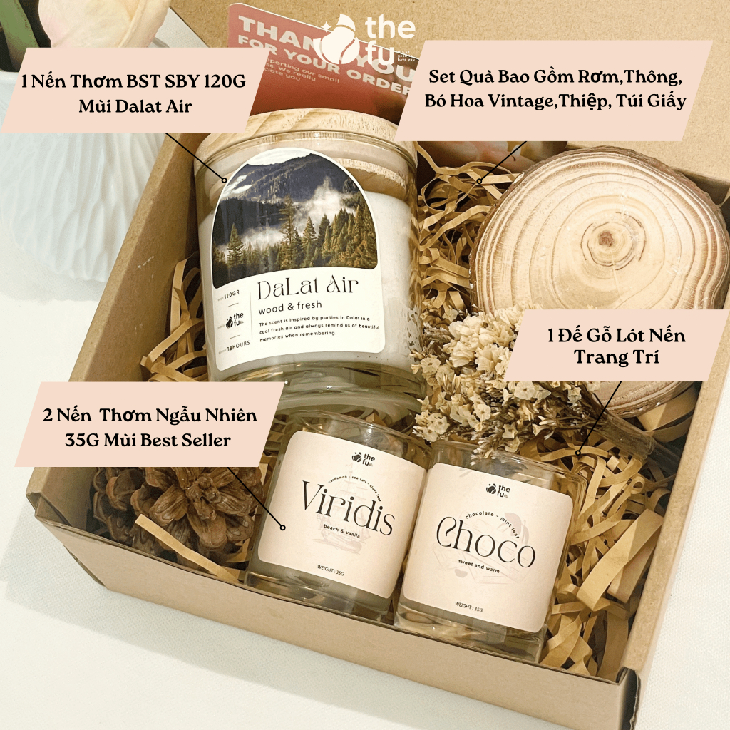 Set Quà Tặng Nến Thơm Eternal Crush 05 Tặng Sinh Nhật Bạn Gái,Bạn Trai THEFU