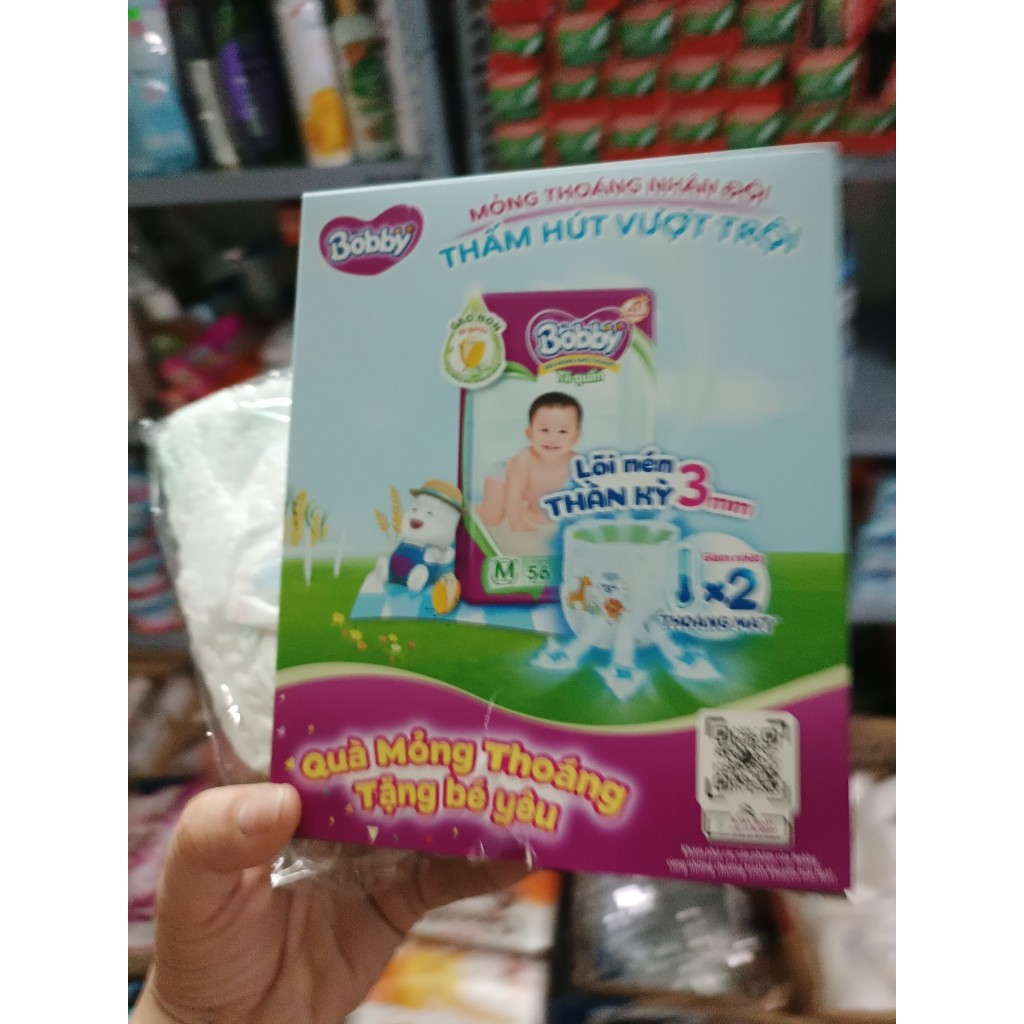 Combo 10 hộp Tã quần bobby M 2 miếng.