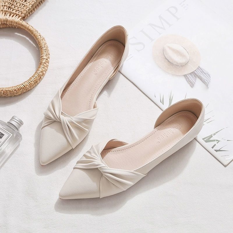 Giày búp bê GD06 Xoắn Khoét eo Siêu Xinh 2023