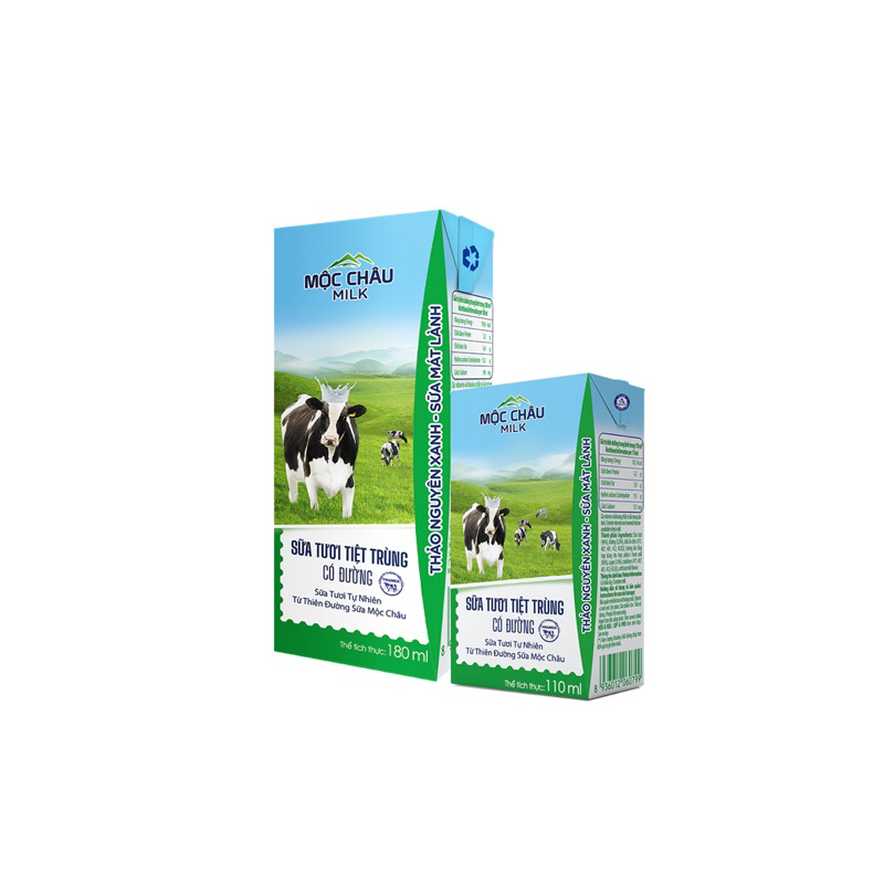 Lốc 4 hộp sữa tươi tiệt trùng Mộc Châu