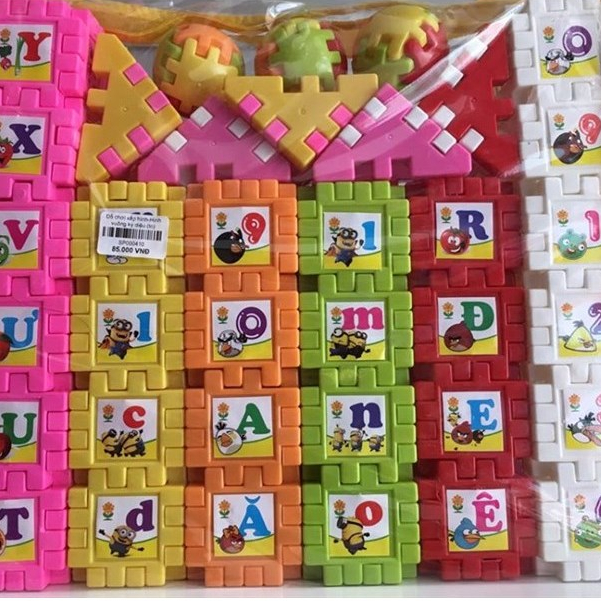 Bộ Đồ Chơi Xếp Hình Hình Vuông Kì Diệu 108 Chi Tiết Cho Bé