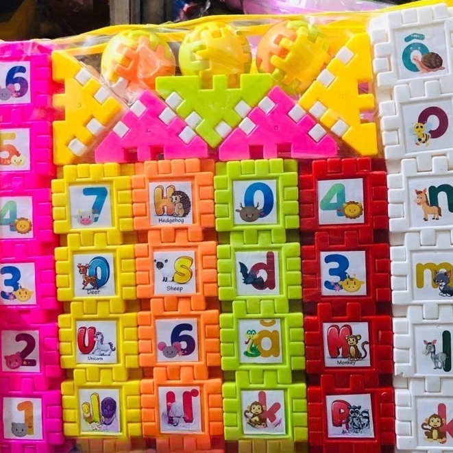 Bộ Đồ Chơi Xếp Hình Hình Vuông Kì Diệu 108 Chi Tiết Cho Bé