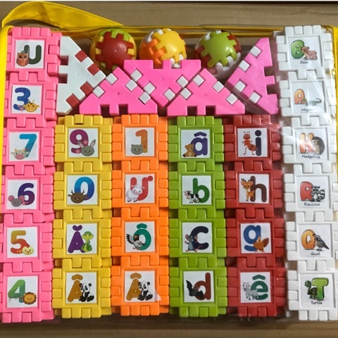 Bộ Đồ Chơi Xếp Hình Hình Vuông Kì Diệu 108 Chi Tiết Cho Bé