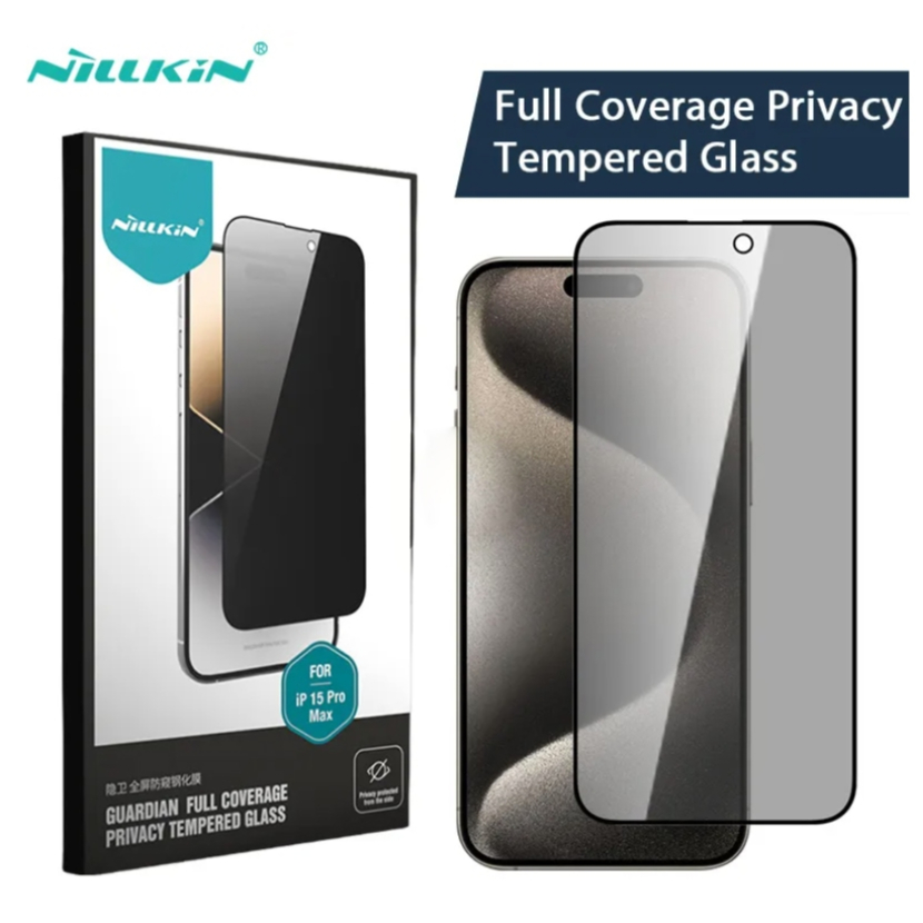 [KÍNH CHỐNG NHÌN TRỘM] iPhone 15/ 15 Plus/ 15 Pro/ 15 Pro Max/ 14/ 13/ 12 hiệu Nillkin Guardian