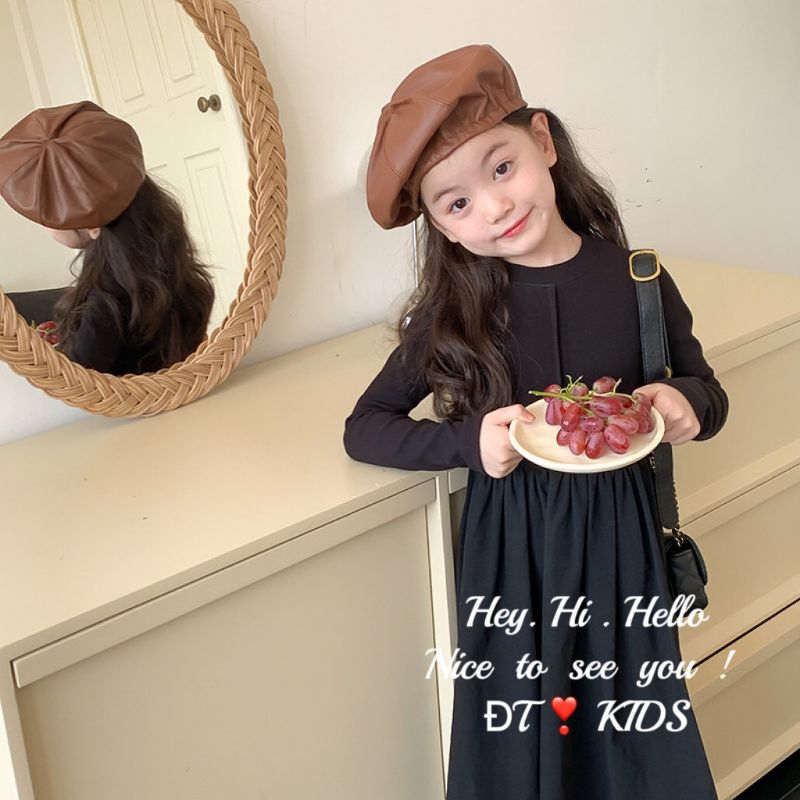 Váy thu đông cho bé.vay xinh cho bé ak.8 đến 25kg.hình thật trải sàn ak