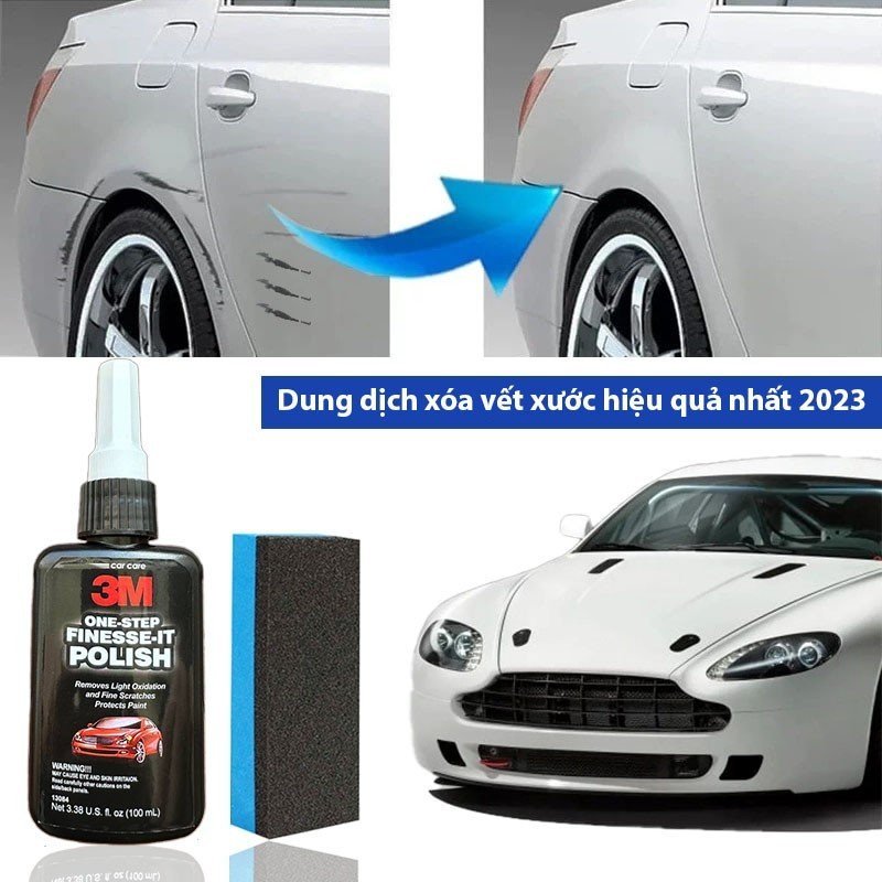 Dung dịch tẩy xước, đánh bóng sơn xe, tẩy vết ố sơn 3M - Dung tích 50ml, 100ml