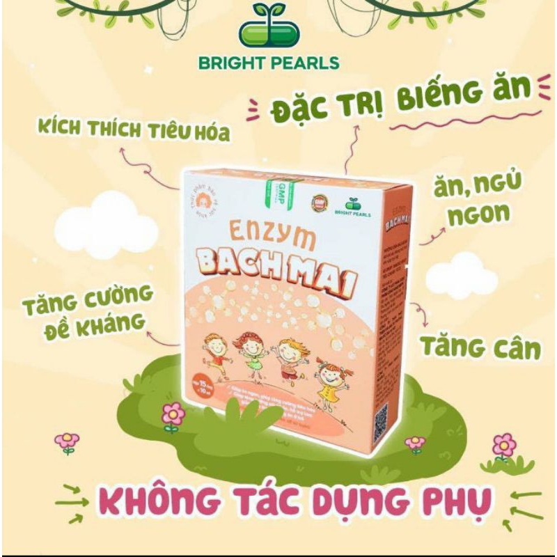 Men sống bạch mai plus.enzym tiêu hóa