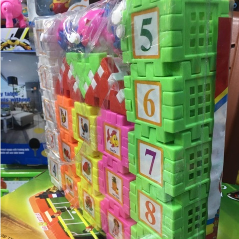 Bộ Đồ Chơi Xếp Hình Hình Vuông Kì Diệu 108 Chi Tiết Cho Bé