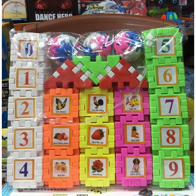 Bộ Đồ Chơi Xếp Hình Hình Vuông Kì Diệu 108 Chi Tiết Cho Bé