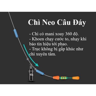 Chì neo câu đáy, chuyên cá nhát_Combo 2 viên