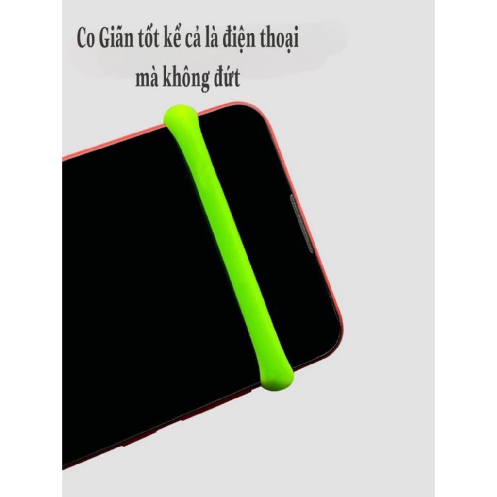 Vòng Chặn Cần câu cá Silicon, màu dạ quang chống trượt_3 size