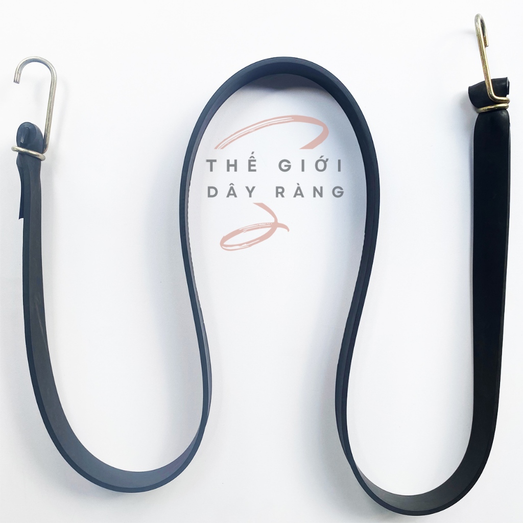 ✅Dây thun/chun ràng Cao Su Đen Đúc/rất dày 5ly/bản rộng 3,3phân/ràng chở hàng nặng 100-300kg