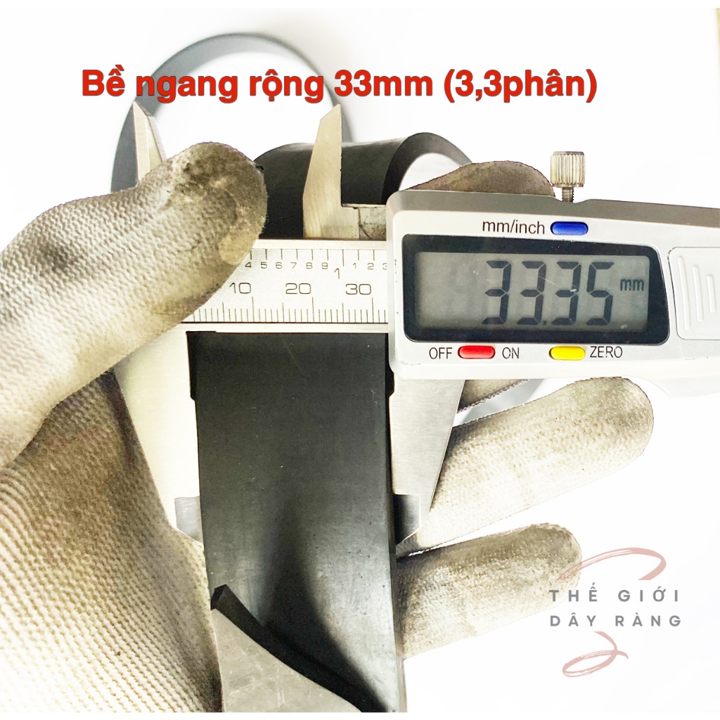 ✅Dây thun/chun ràng Cao Su Đen Đúc/rất dày 5ly/bản rộng 3,3phân/ràng chở hàng nặng 100-300kg