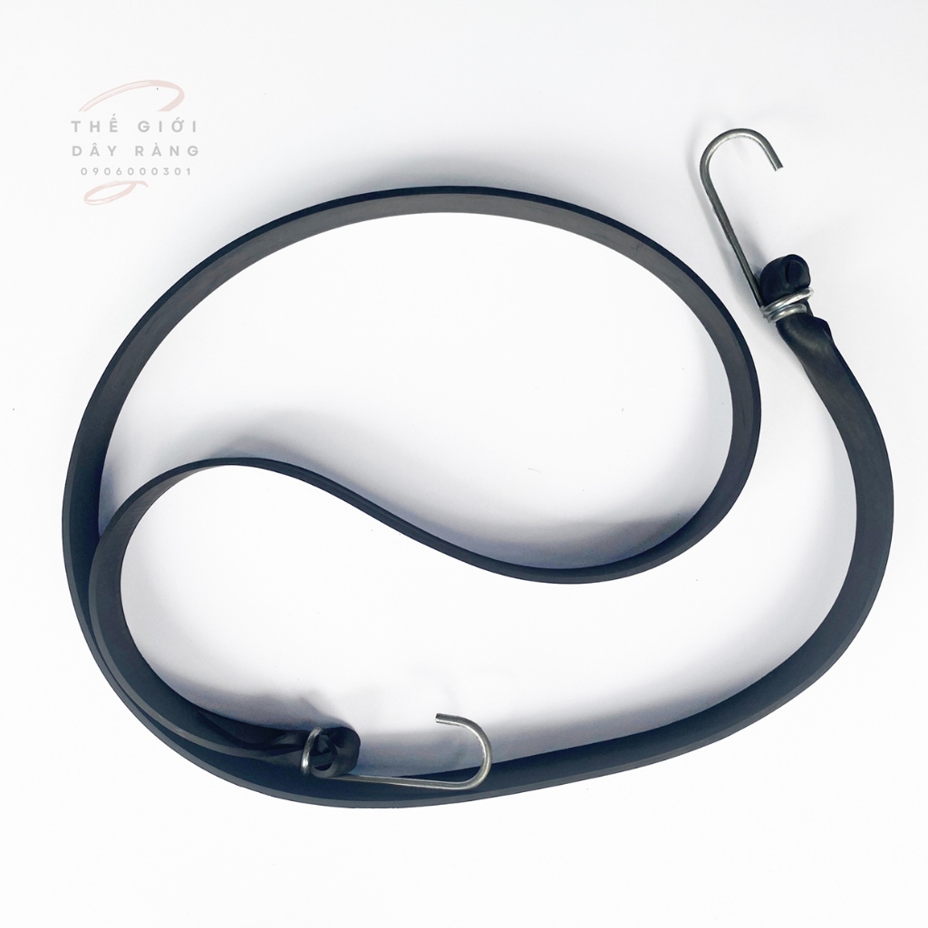 ✅Dây thun/chun ràng Cao Su Đen Đúc/rất dày 5ly/bản rộng 3,3phân/ràng chở hàng nặng 100-300kg