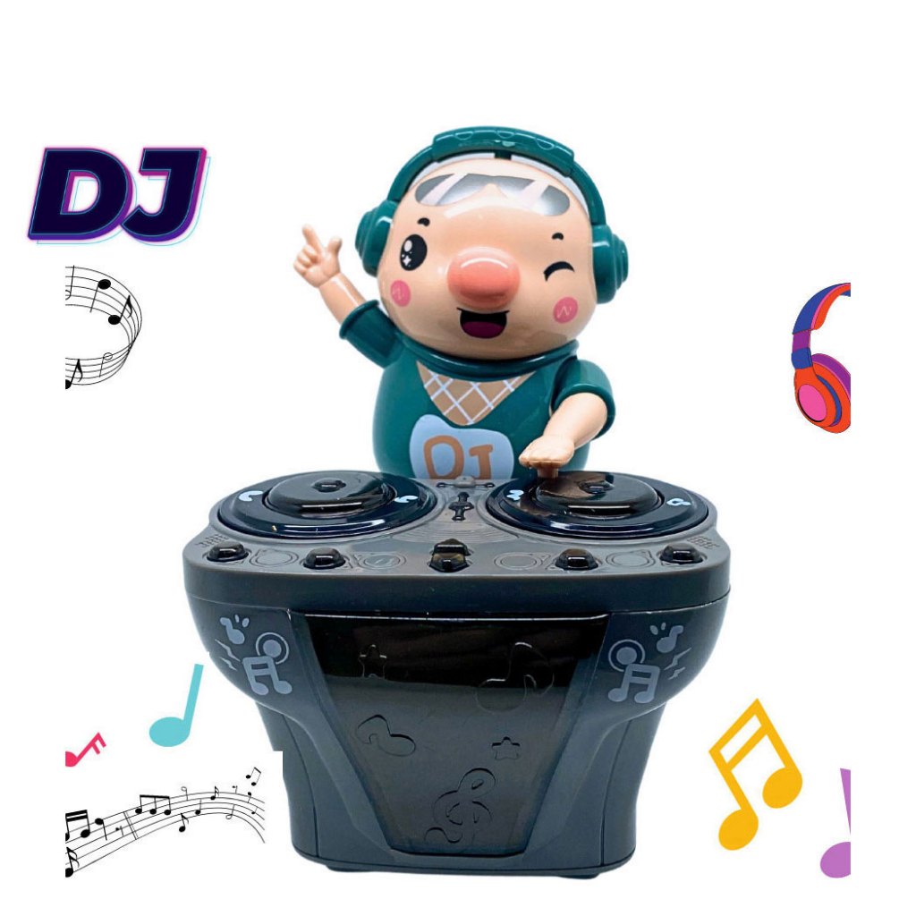 Heo DJ - Chú Heo chơi DJ Nhạc Quẩy Cực Sung Có Đèn Nhấp Nháy - Dừa Shopkids
