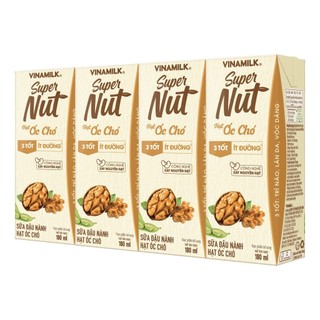 Lốc 4 hộp sữa hạt óc chó vinamilk 180ml