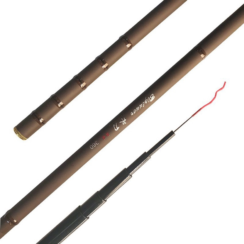 Cần Câu Tay Trúc Nâu Câu Đơn Câu, Câu Đài Tặng Bộ Phụ Kiện, Dài 2m7-3m6-4m5-5m4-6m3