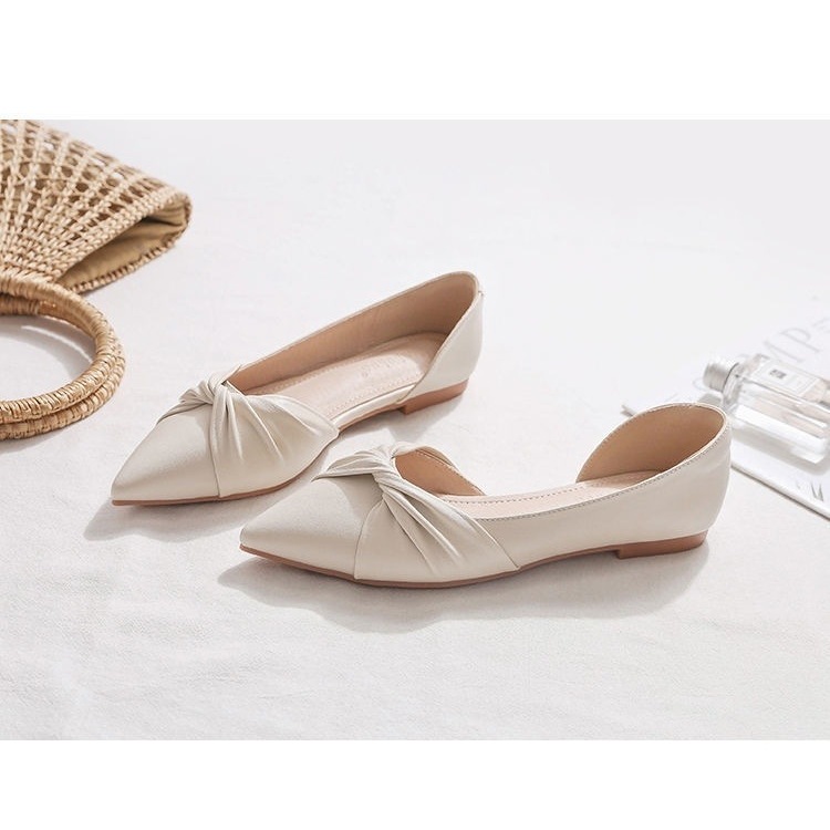 Giày búp bê GD06 Xoắn Khoét eo Siêu Xinh 2023