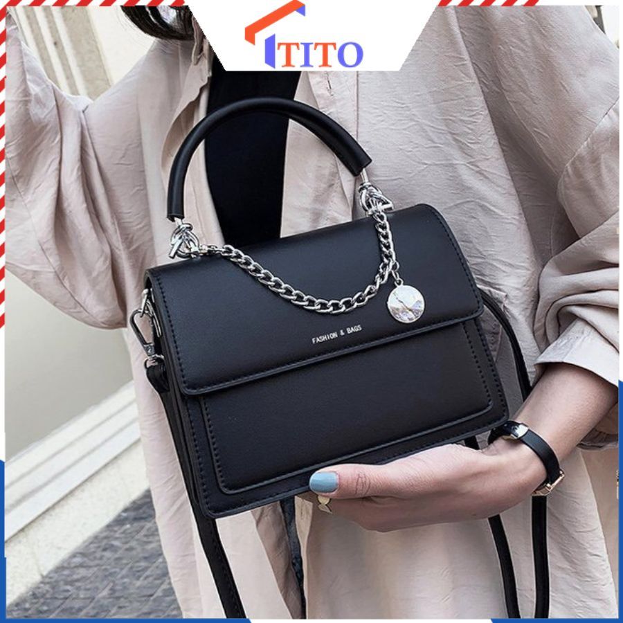Túi Xách Nữ Giá Rẻ Đeo Chéo Nắp Gập Đẹp Phong Cách Trẻ Trung Dễ Thương
