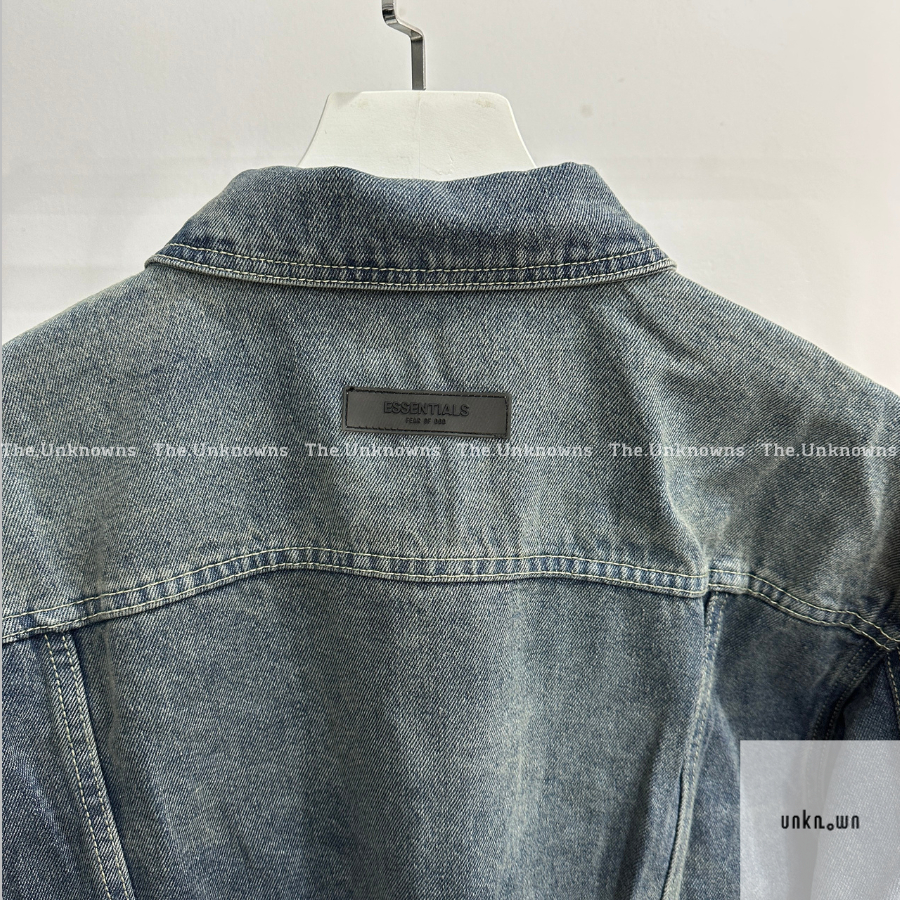 👑👑-Áo Khoác Denim FOG Essentials Blue Jeans Jacket,áo khoác jean FOG cao cấp
