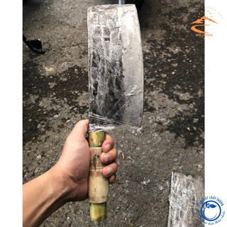 Dao chặt xương, chặt củi, chặt cây làm từ nhíp xe ô tô, rèn thủ công cao cấp. Dao chặt xương ống cứng bò, giò heo, gà