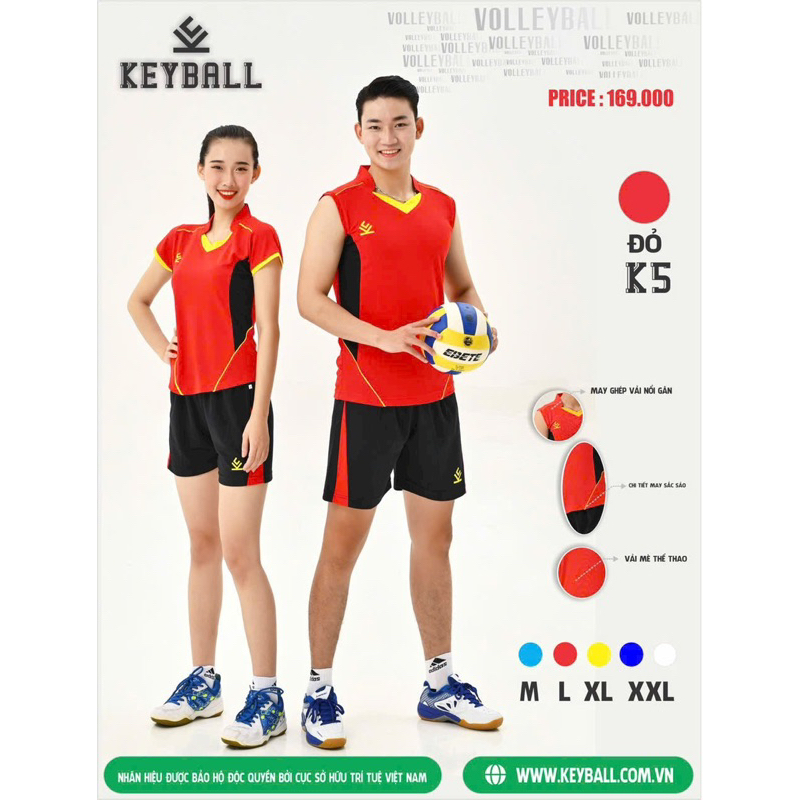 Bộ bóng chuyền nam - nữ