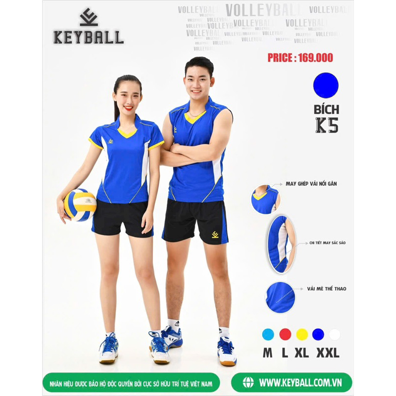 Bộ bóng chuyền nam - nữ