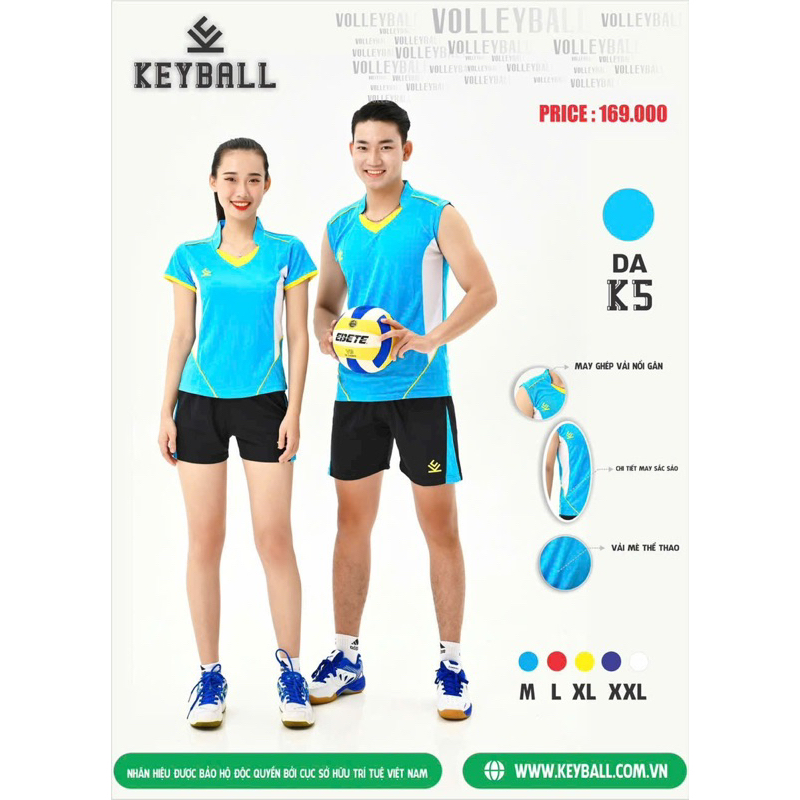 Bộ bóng chuyền nam - nữ