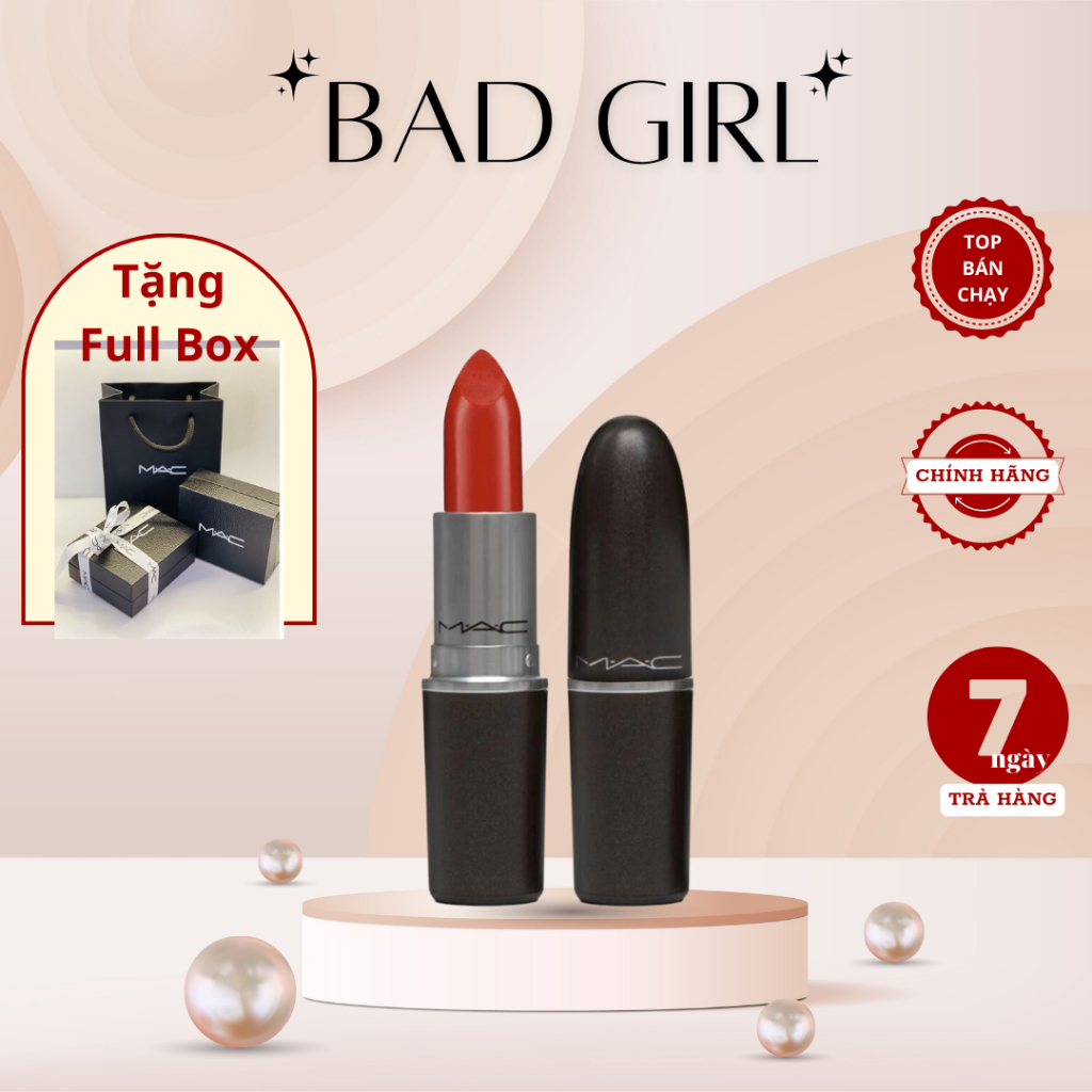 Son Mac Powder Kiss son thỏi lì chính hãng cao cấp Badgirl
