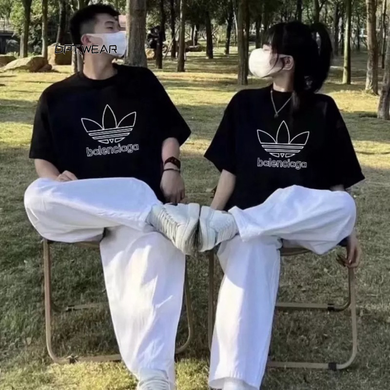Áo thun Adidas x Balenciaga độc đáo cao cấp, áo phông nam nữ Unisex 100% chính phẩm