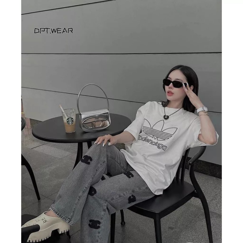 Áo thun Adidas x Balenciaga độc đáo cao cấp, áo phông nam nữ Unisex 100% chính phẩm