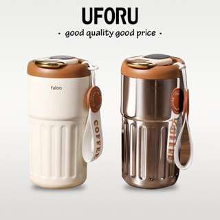 Ly giữ nhiệt Uforu chính hãng cao cấp, bình nước có dây xách chất liệu Inox 316 cao cấp có cảm ứng hiển thị nhiệt UF01