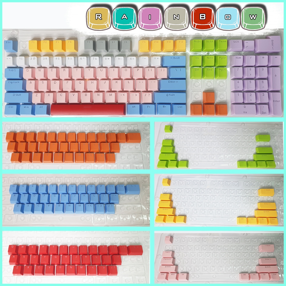 Nút Keycap Lẻ Xuyên Led Bàn Phím Cơ Kiểu OEM Mix Màu Tùy Chọn