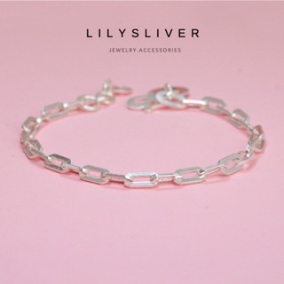 Lắc tay / Vòng tay bạc đôi nam nữ M4 chất liệu bạc ta - Lily Silver