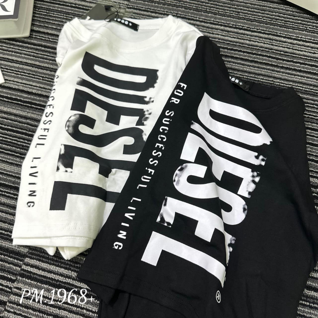 Áo phông zip in chữ croptop dài tay 2 màu