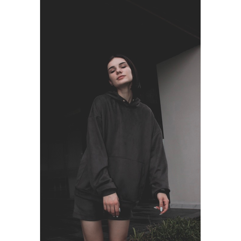Áo hoodie oversize 💸 FREESHIP 💸 da lộn MONEY | Unisex nam nữ FIT 40-75kg