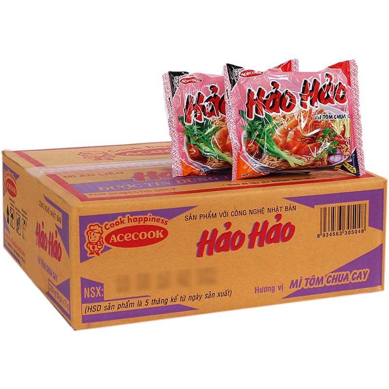 5 Gói Mì Tôm Hảo Hảo Chua Cay