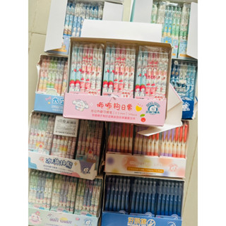 12-20 Cây Bút Gel Ngòi 0,5mm Có Đầu Xoá Được Dạng Bấm, Bút Bi Xóa Được Nhiều Mẫu Cute Mực tím/mực xanh Thiết Kế Đơn Giản