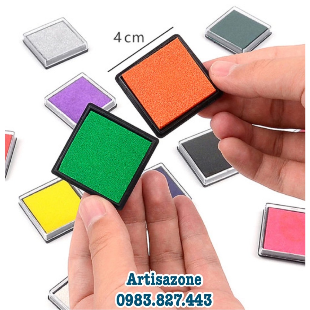 Mực in dấu vân tay  - 01 hộp/màu