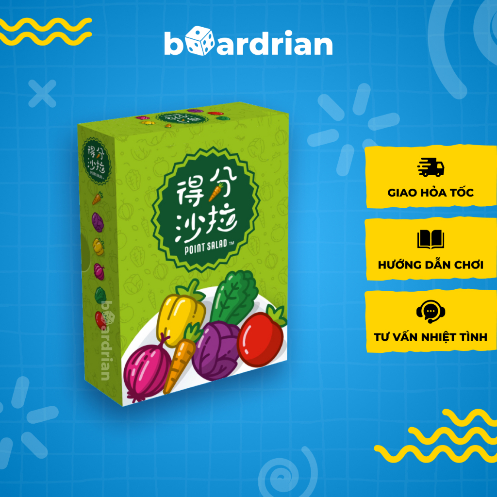 POINT SALAD - Trò chơi board game gia đình phiên bản Trung Quốc