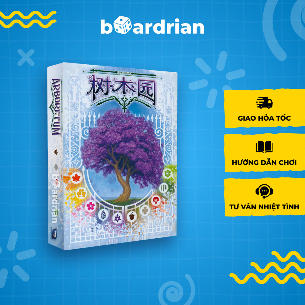 ARBORETUM - Trò chơi board game gia đình phiên bản Trung Quốc