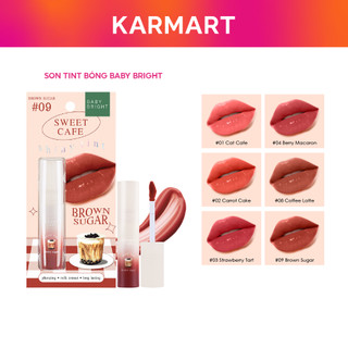 Son Tint Bóng Baifern Căng Bóng Không Bết Dính Baby Bright Sweet Cafe Shiny Tint 6 Colors 2.8g