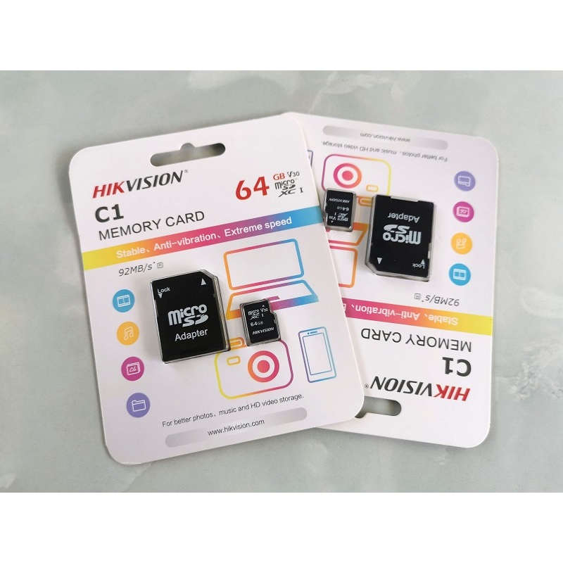 Thẻ nhớ HIKVISION C1 chuyên Camera 32GB / 64GB - Hàng Chính Hãng