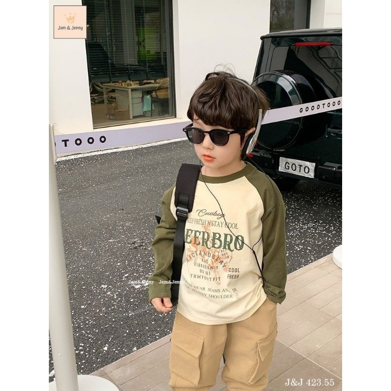 Bộ BT J&J áo cotton quần kaki túi hộp