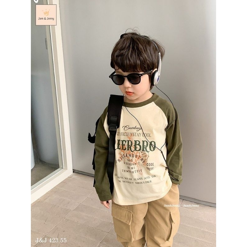 Bộ BT J&J áo cotton quần kaki túi hộp