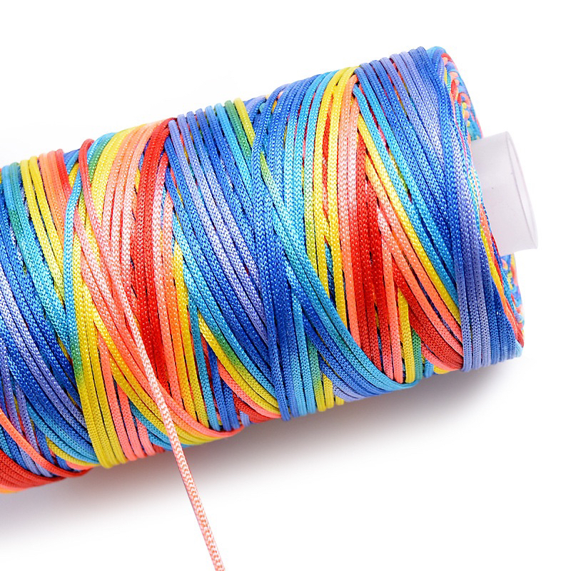 Sợi dệt 1.5mm màu loang