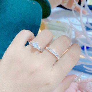 Nhẫn bạc đôi nam nữ M4 chất liệu bạc ta - Lily Silver