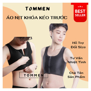  ÁO NỊT NGỰC TOMBOY   DẠNG ÁO KHÓA KÉO TRƯỚC   