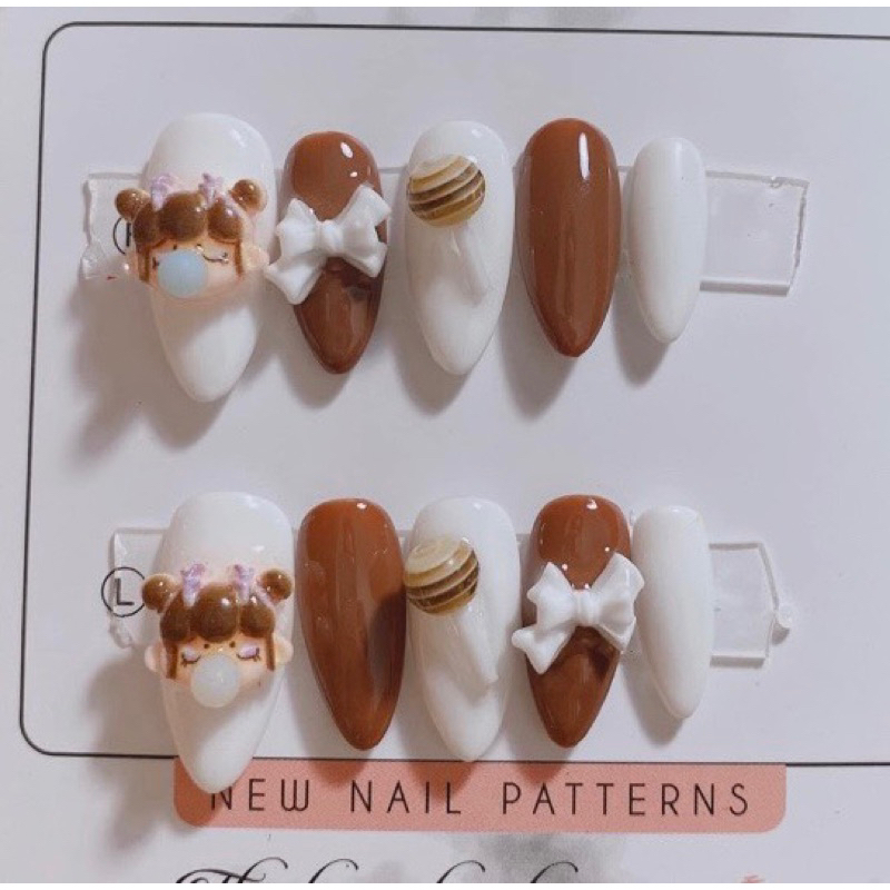 Nail box hoạt hình thiết kế giá rẻ sale 30k lấy tương tác